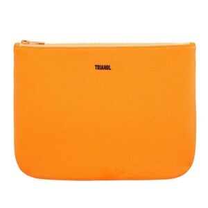 Triangl Sherbert Orange Neoprene Zip Pouch